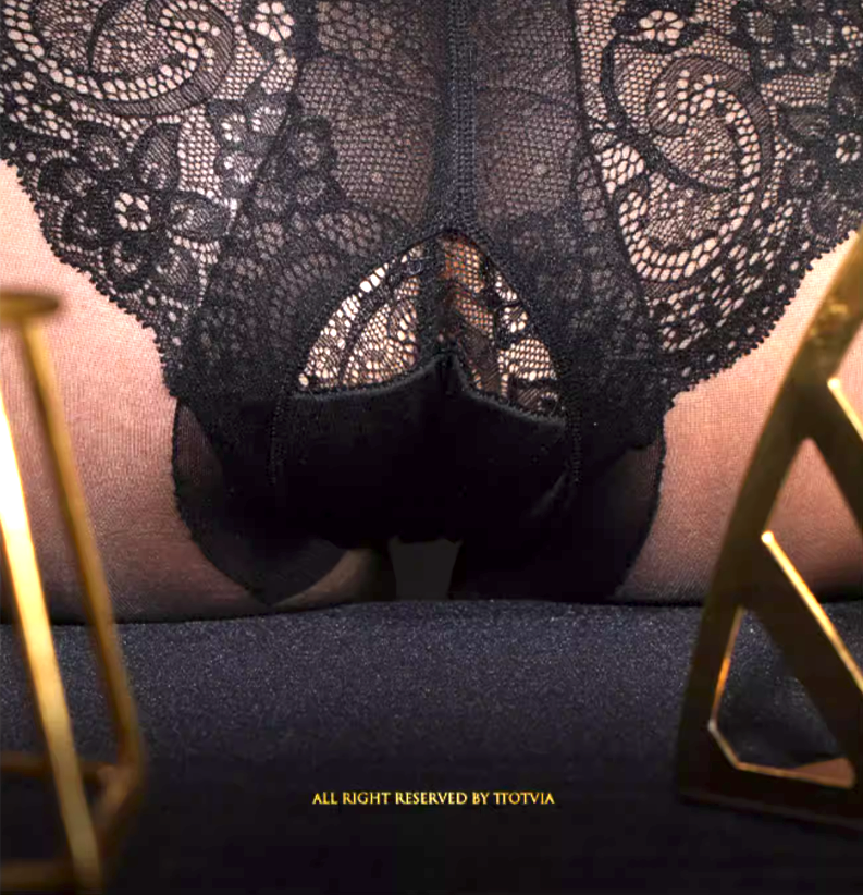 ttotvia T656 1D Ultra Thin Sheer Toe Crotchless Pantyhose Nylon Tights