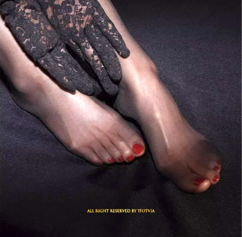 ttotvia T656 1D Ultra Thin Sheer Toe Crotchless Pantyhose Nylon Tights