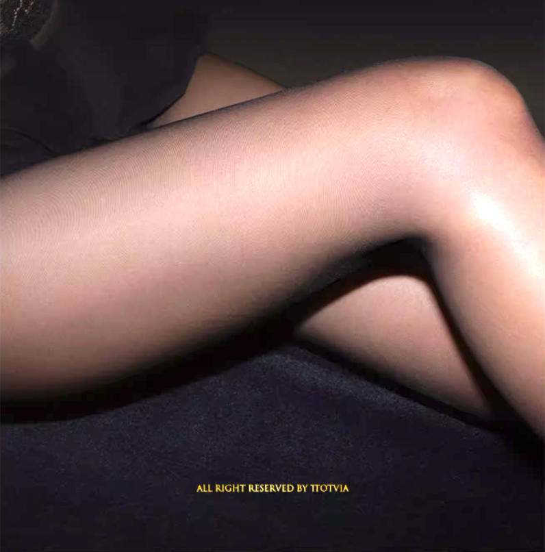 ttotvia T656 1D Ultra Thin Sheer Toe Crotchless Pantyhose Nylon Tights