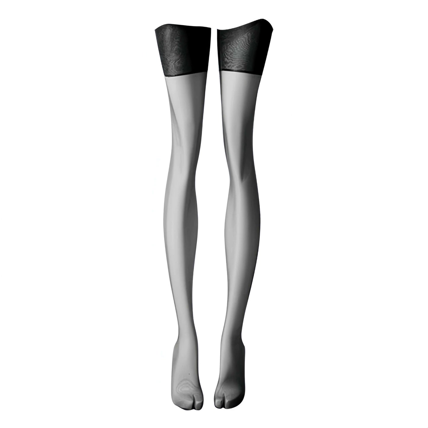 Satin-Look Vintage Style Stockings with Garter Belt 