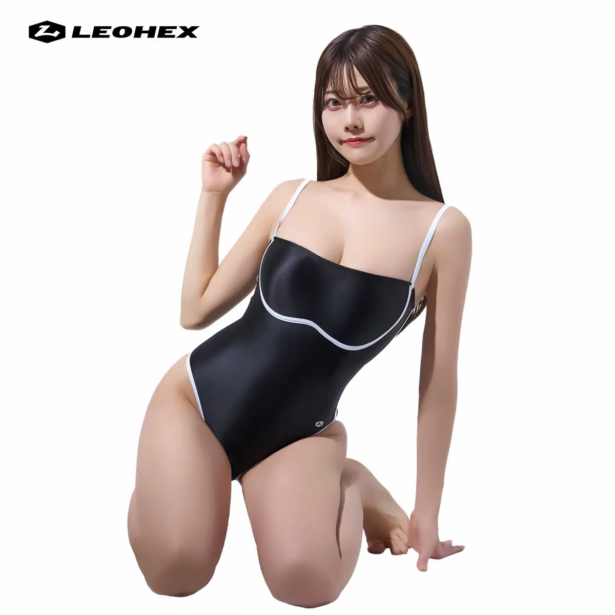 LEOHEX Satin Kontour One-Piece Swimsuit