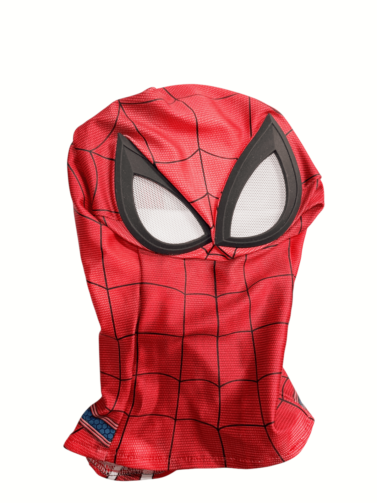 [Liquidación de inventario] Máscara de cosplay de superhéroe de tela suave para Halloween con lentes de silicona