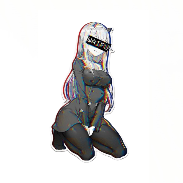anime PVC car sticker decal
