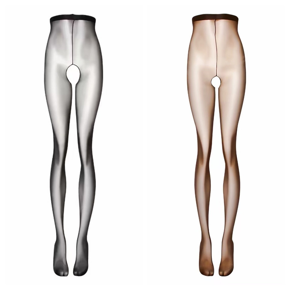 Collant de luxe 1D ultra-fin "Seconde peau" ttotvia – Mat, sans couture et ultra-doux