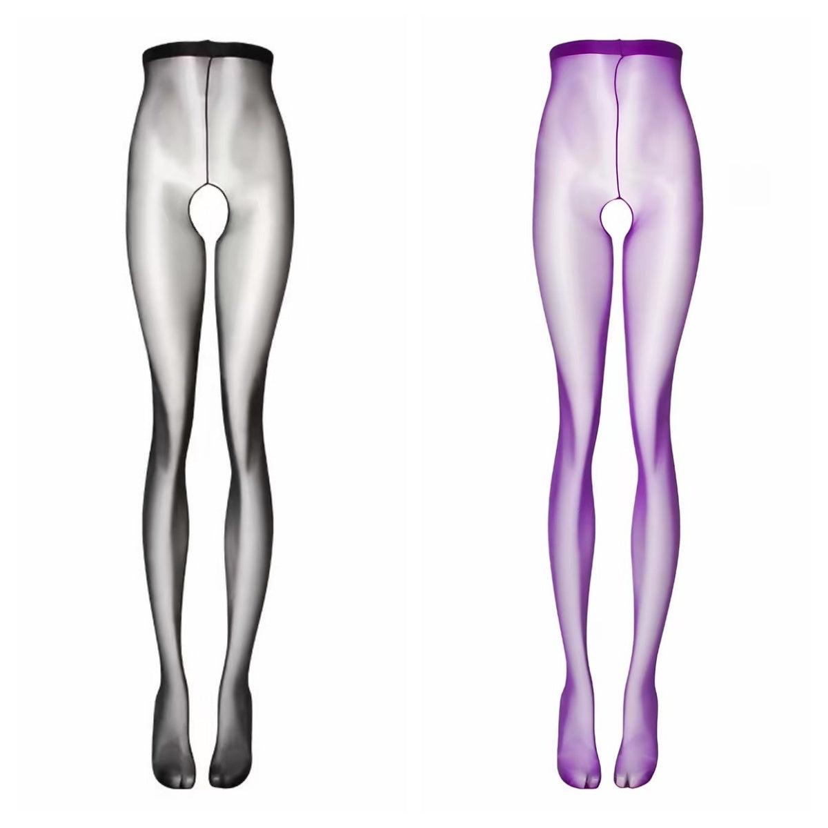 Collant de luxe 1D ultra-fin "Seconde peau" ttotvia – Mat, sans couture et ultra-doux