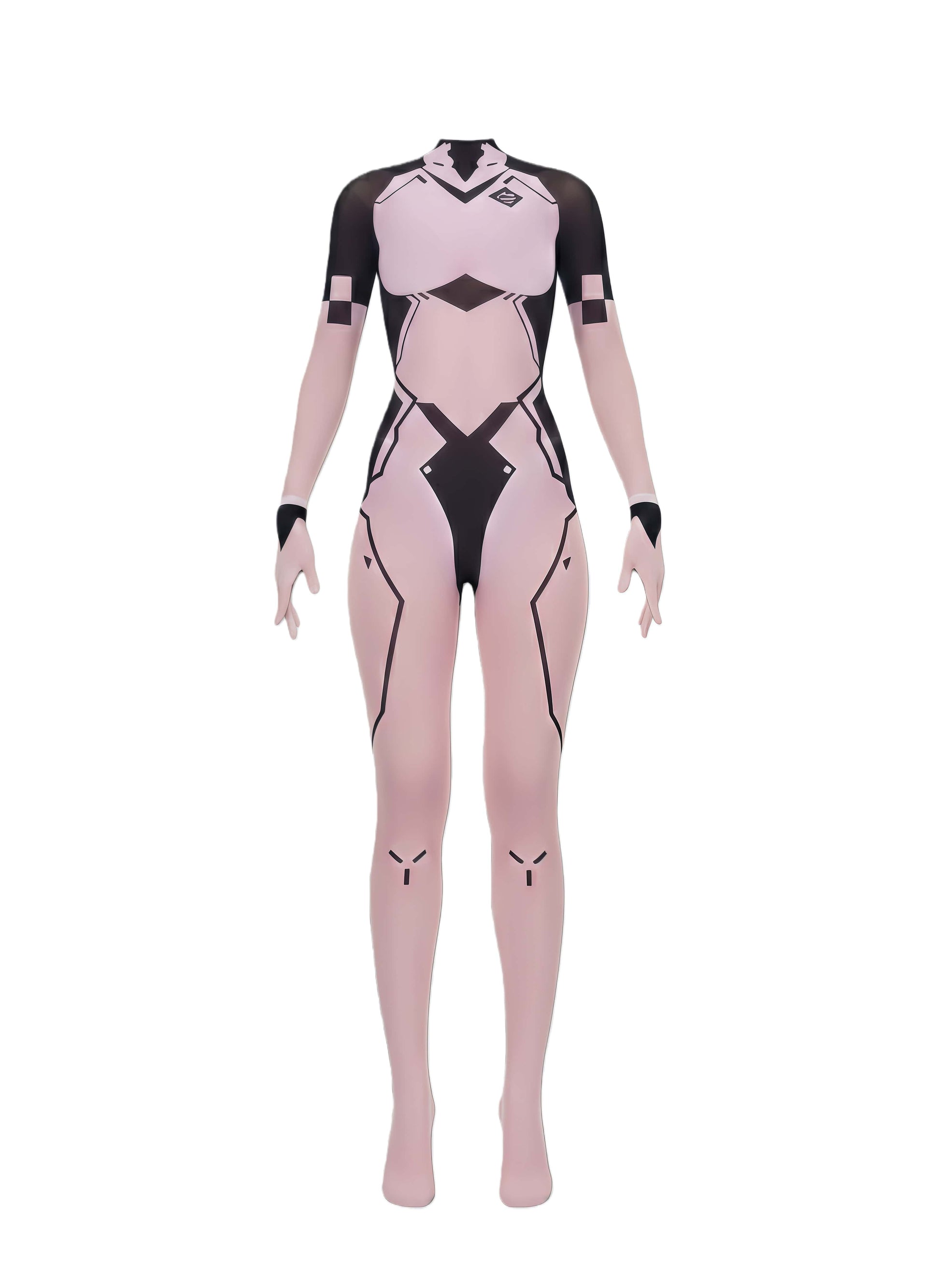 Anime Sci-fi Sheer 10D Nylon Full Bodysuit See Through Body Stocking Lingerie