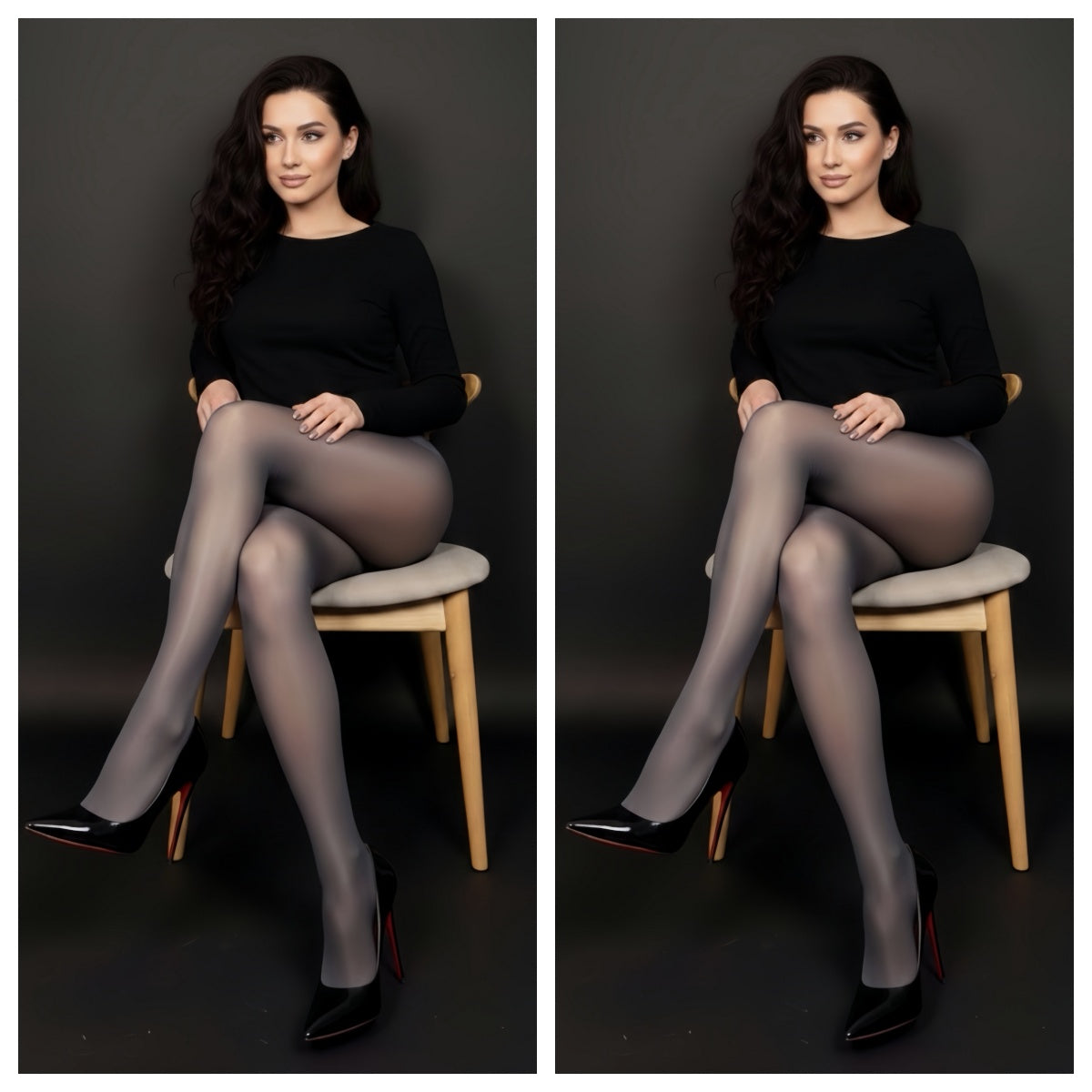 Luxury Thin Oil Shiny Tights | 15D High-Waist Glossy Pantyhose