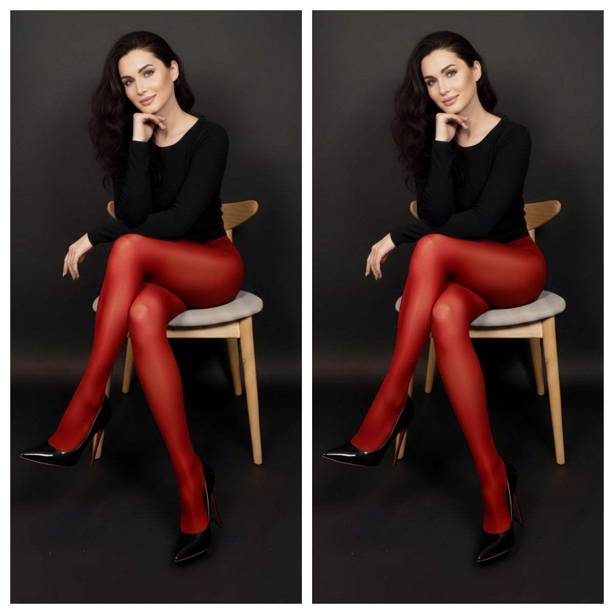 Luxury Thin Oil Shiny Tights | 15D High-Waist Glossy Pantyhose
