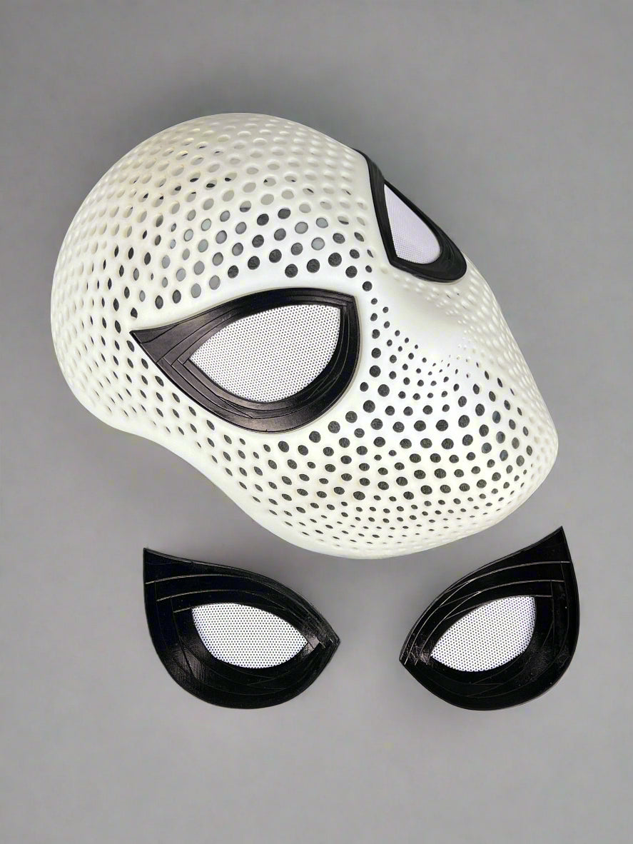  Hand-made Far From Home Spiderman Cosplay Halloween Mask with Faceshell