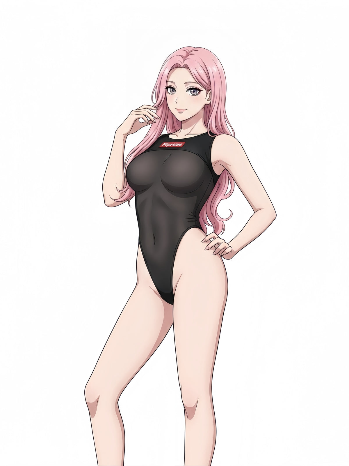 Azusa Ultra-Sheer Stretch Bodysuit | High-Cut Performance One-Piece