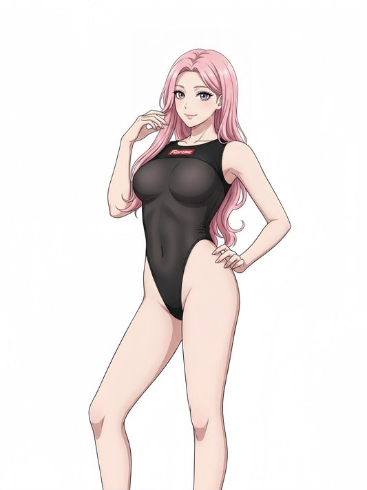 Azusa Ultra-Sheer Stretch Bodysuit | High-Cut Performance One-Piece