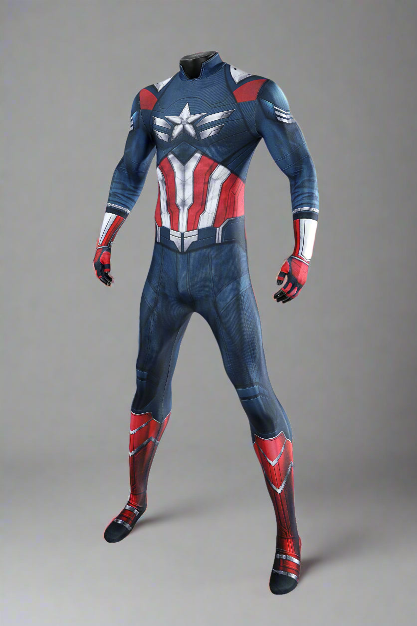 Brave New World Captain America Cosplay Suit Halloween Costume