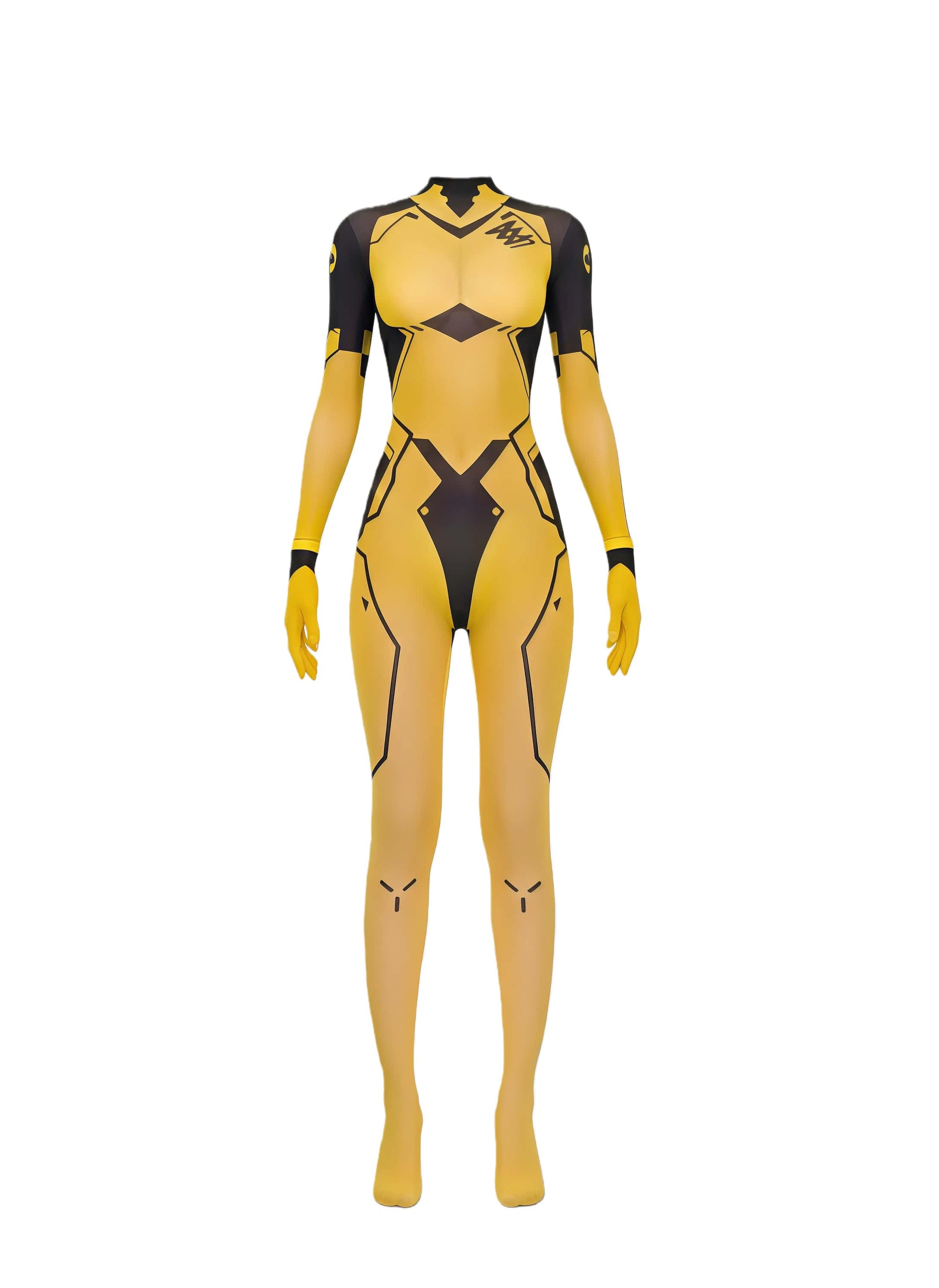 Anime Sci-fi Sheer 10D Nylon Full Bodysuit See Through Body Stocking Lingerie