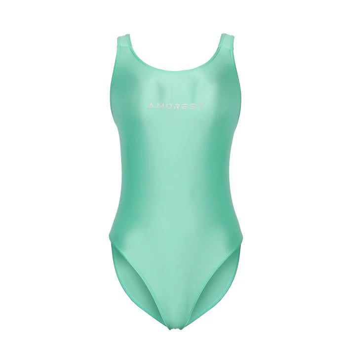 Amoresy Gaea C Series Sheer High-Leg Backless Swimsuit Leotard