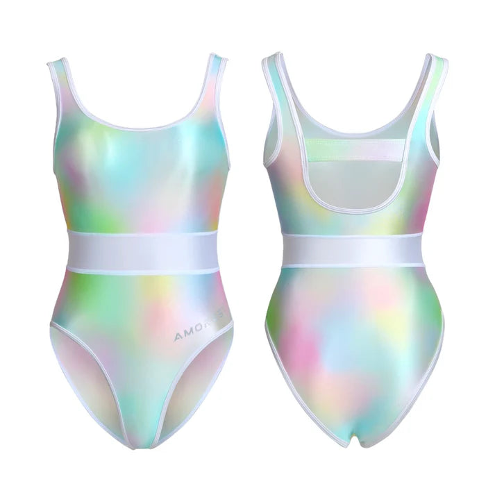 AMORESY Xena High-Leg Swimsuit Leotard