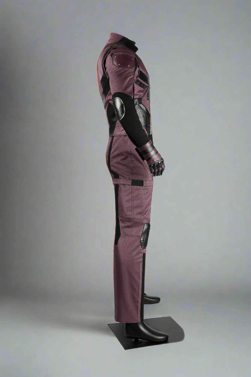 Daredevil Matt Murdock Cosplay Costume Halloween Leather Jumpsuit with Mask