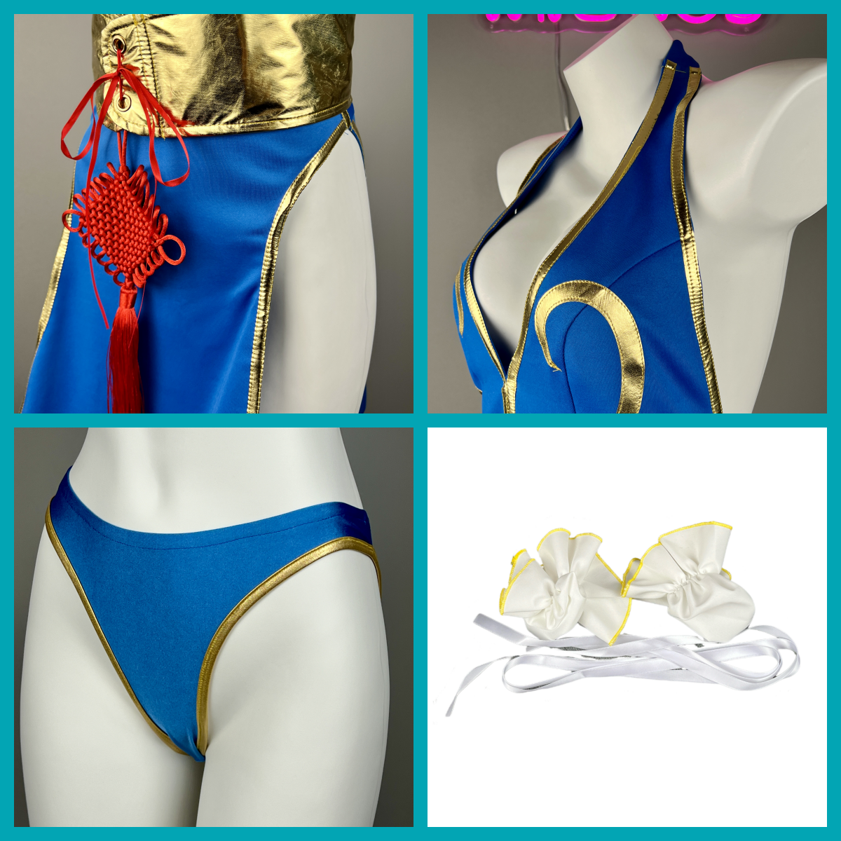 Chun Li Cosplay Costume Sexy Cheongsam Lingerie