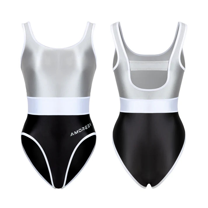 AMORESY Xena High-Leg Swimsuit Leotard