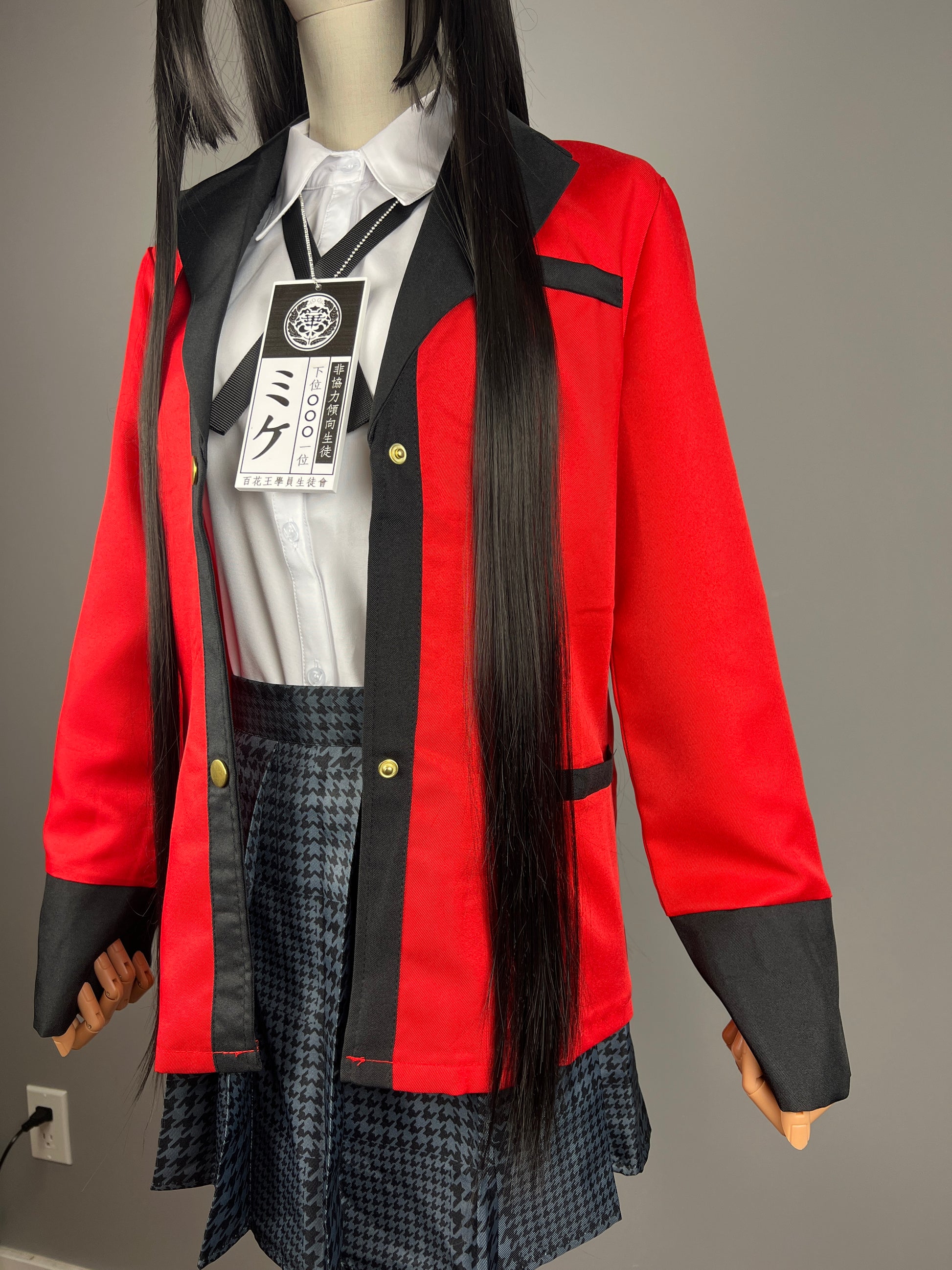 kakegurui Yumeko Cosplay Halloween Costume Set