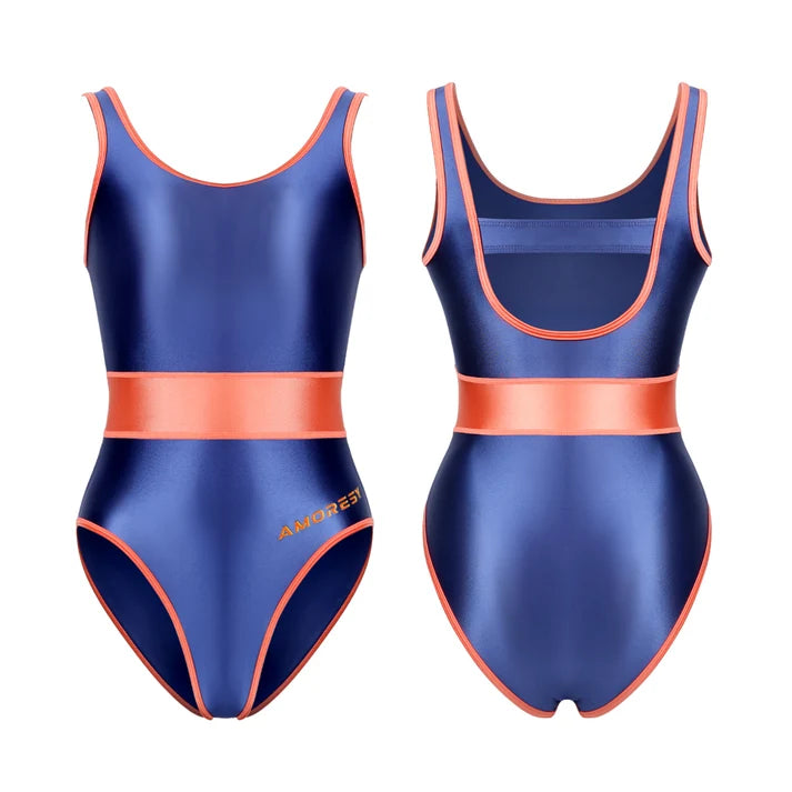 AMORESY Xena High-Leg Swimsuit Leotard