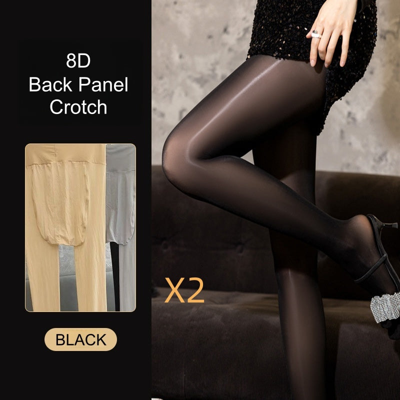 8D High-Gloss Oil Shine Semaless Pantyhose – Ultra-Smooth & Reflective