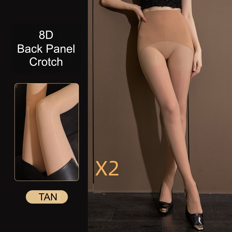 8D High-Gloss Oil Shine Semaless Pantyhose – Ultra-Smooth & Reflective