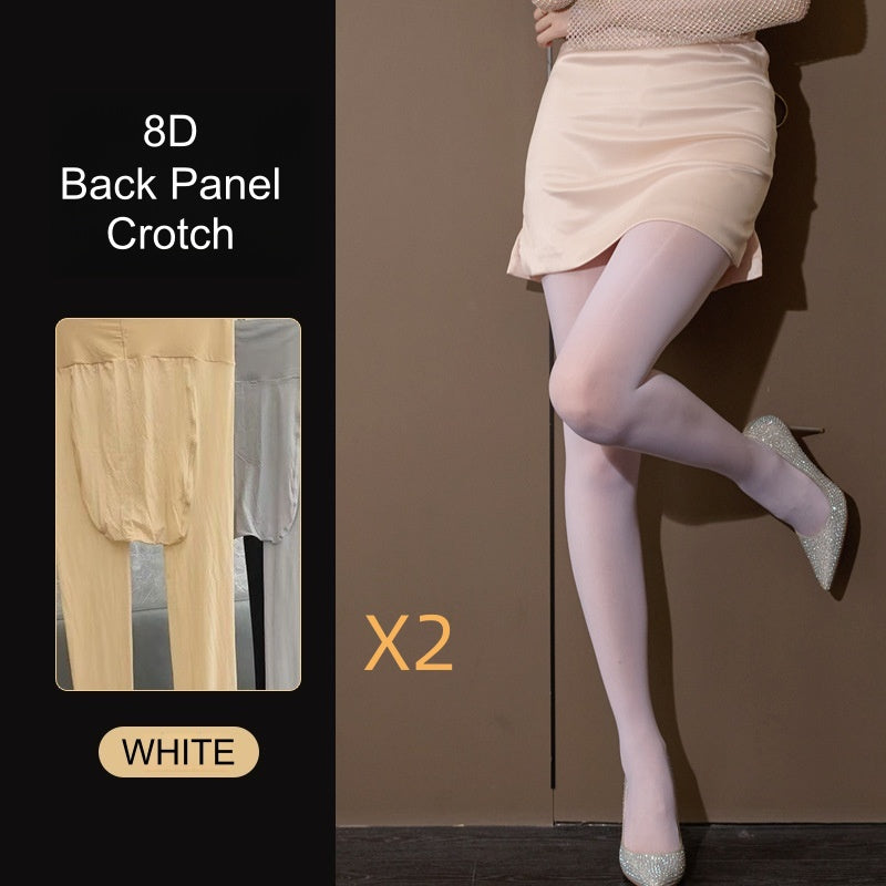 8D High-Gloss Oil Shine Semaless Pantyhose – Ultra-Smooth & Reflective