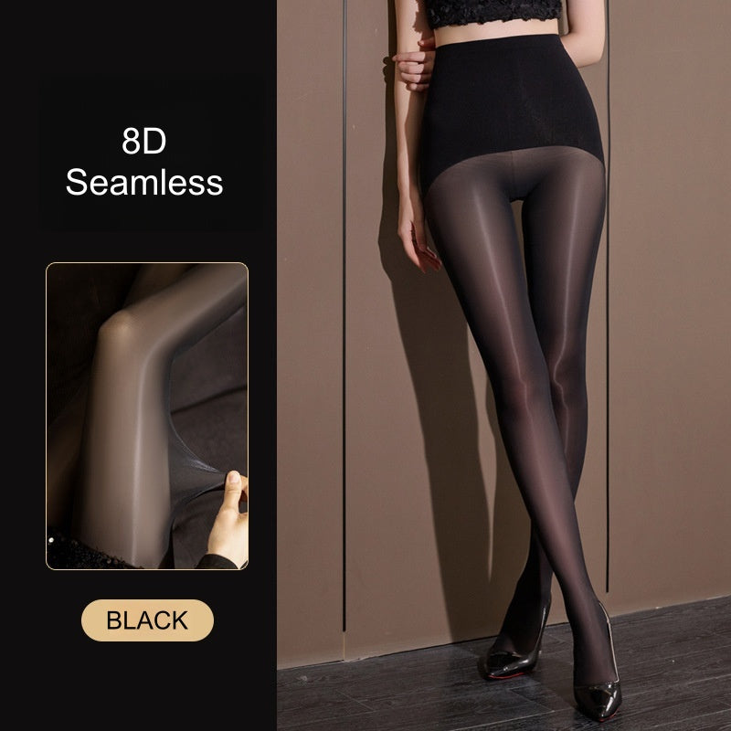 High-Gloss Oil Shine Pantyhose – Ultra-Smooth & Reflective