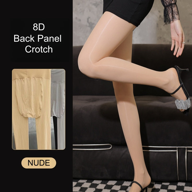 High-Gloss Oil Shine Pantyhose – Ultra-Smooth & Reflective