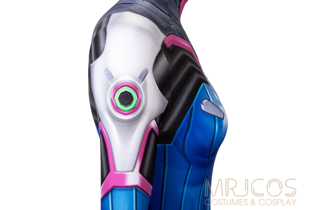 overwatch Bunny Dva Full-Body Stretch Cosplay Bodysuit halloween
