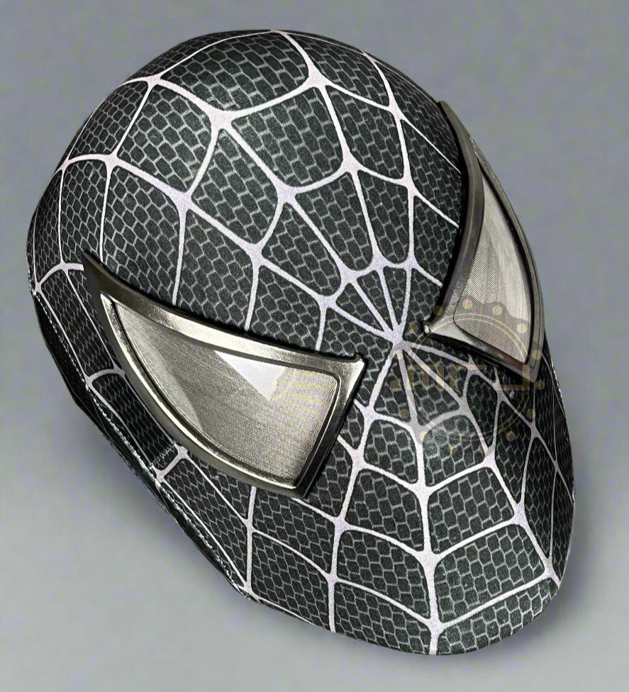 Hand-made Spiderman Tobey Inspired Cosplay Mask with 3D Printed Faceshell