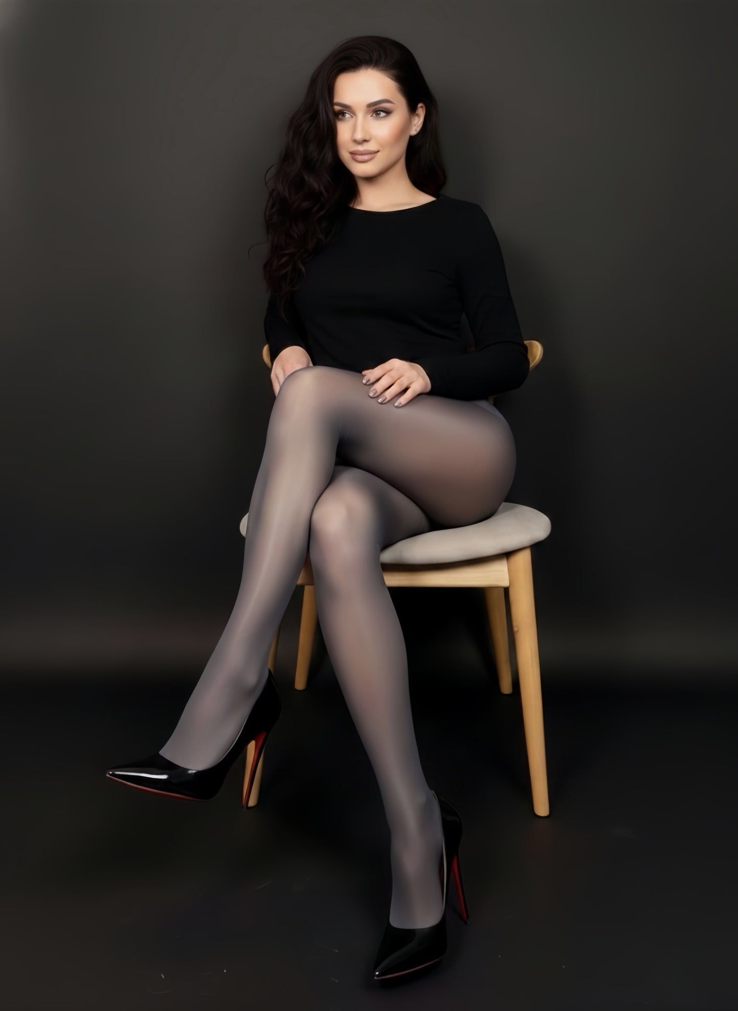 Luxury Thin Oil Shiny Tights | 15D High-Waist Glossy Pantyhose