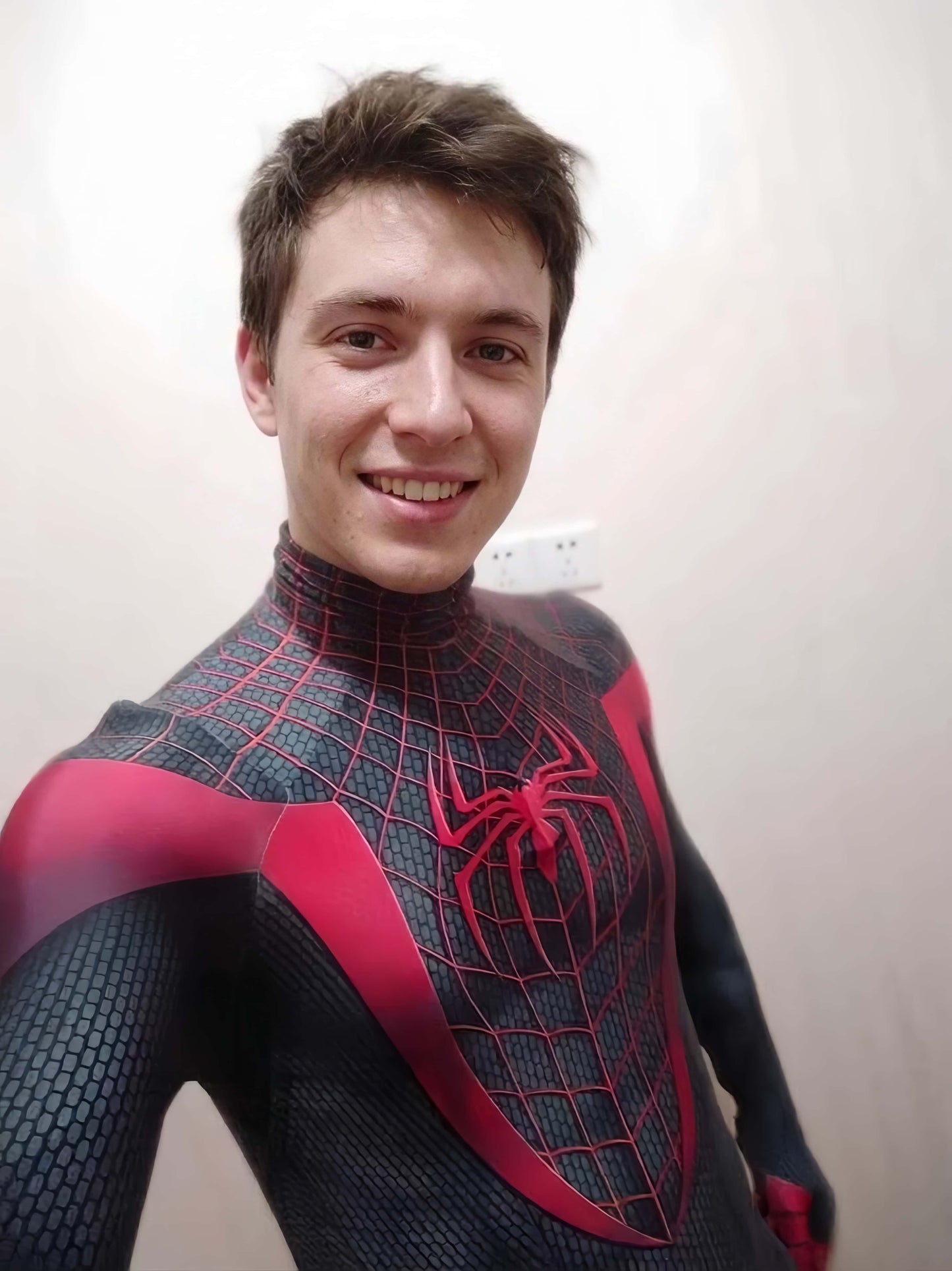 spider man miles Suit Cosplay Halloween Costume Zentai