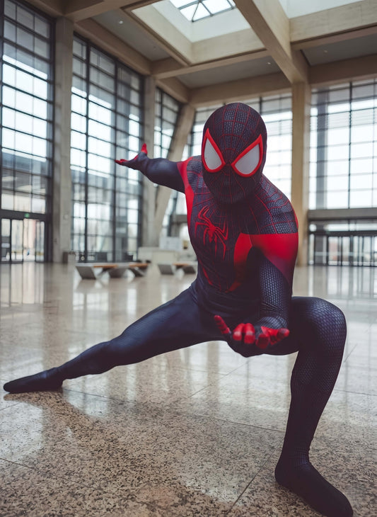 spider man miles Suit Cosplay Halloween Costume Zentai