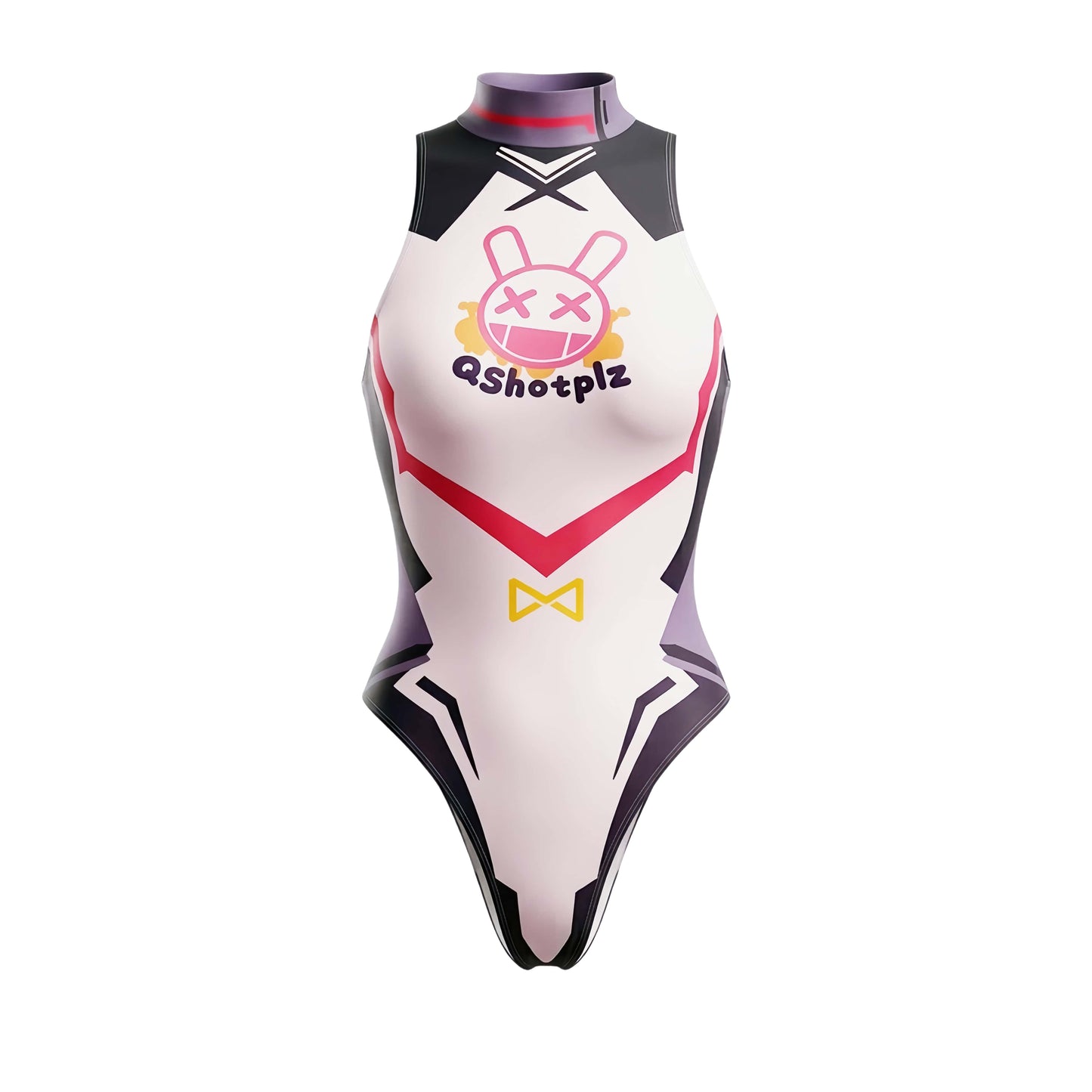 Cyber-Rabbit High-Cut Racing Swimsuit Spandex Bodysuit