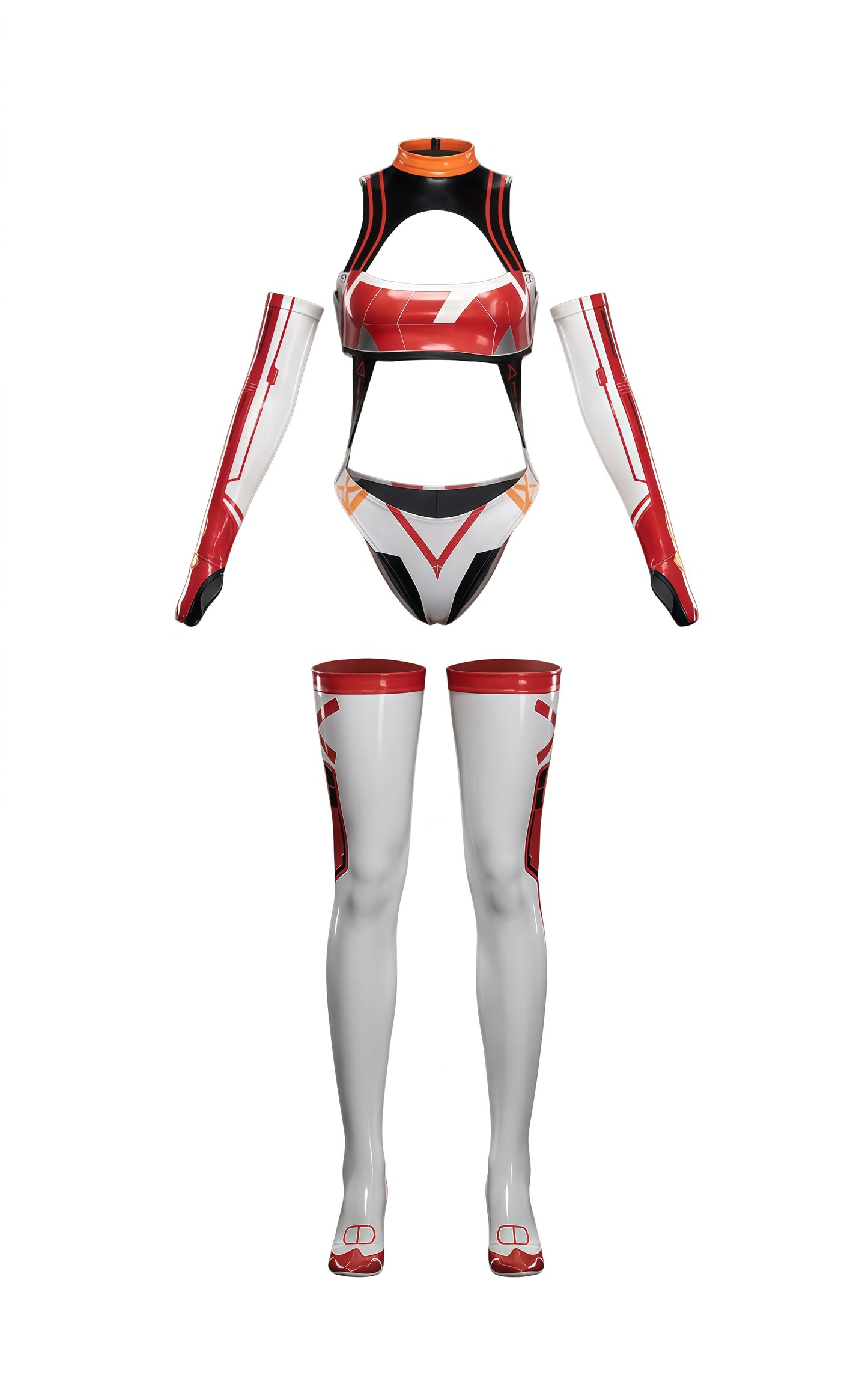 Anime Sci-fi Spandex Swimwear Racing Suit Wet Suit Race Queen Costume