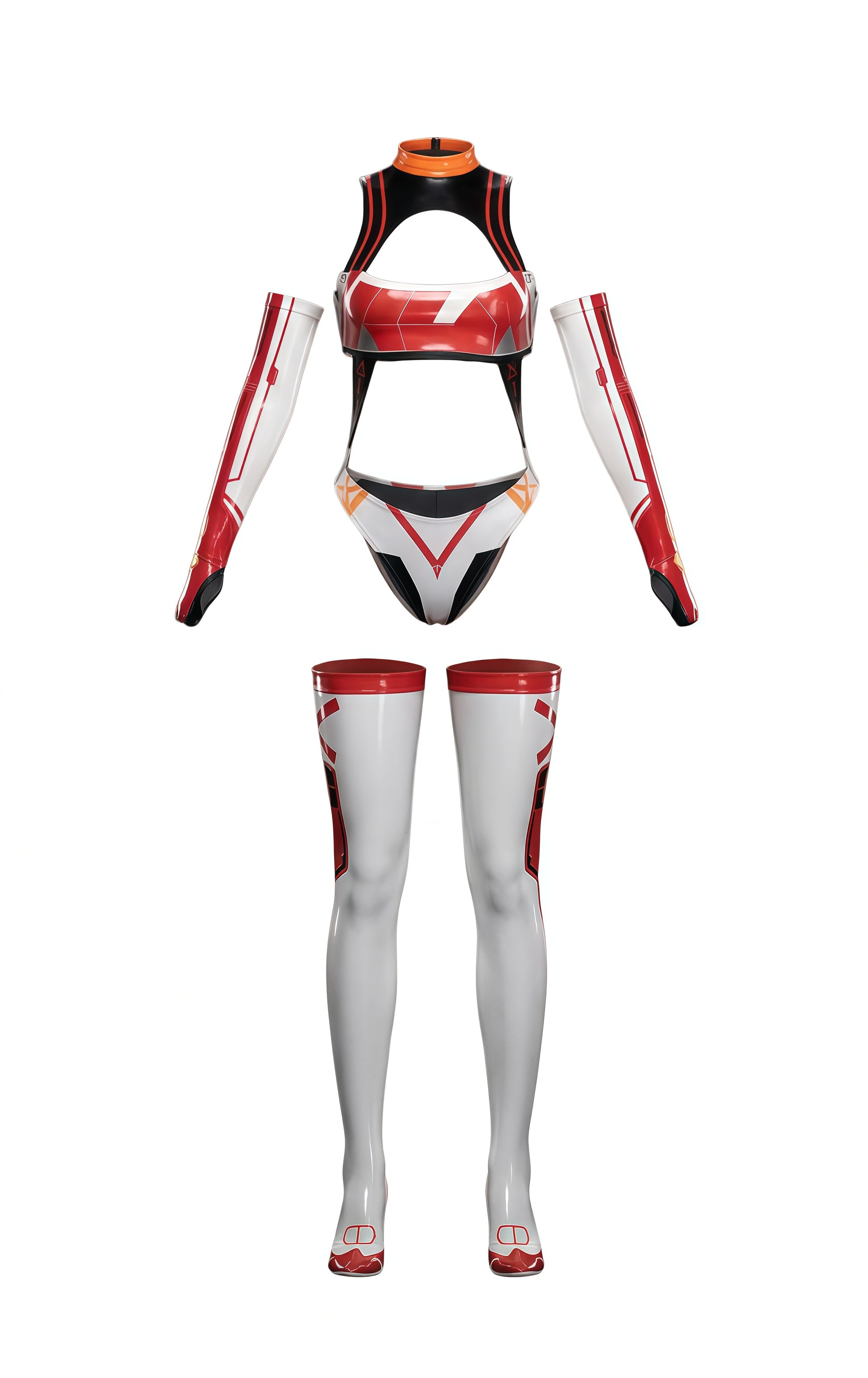 Anime Sci-fi Spandex Swimwear Racing Suit Wet Suit Race Queen Costume
