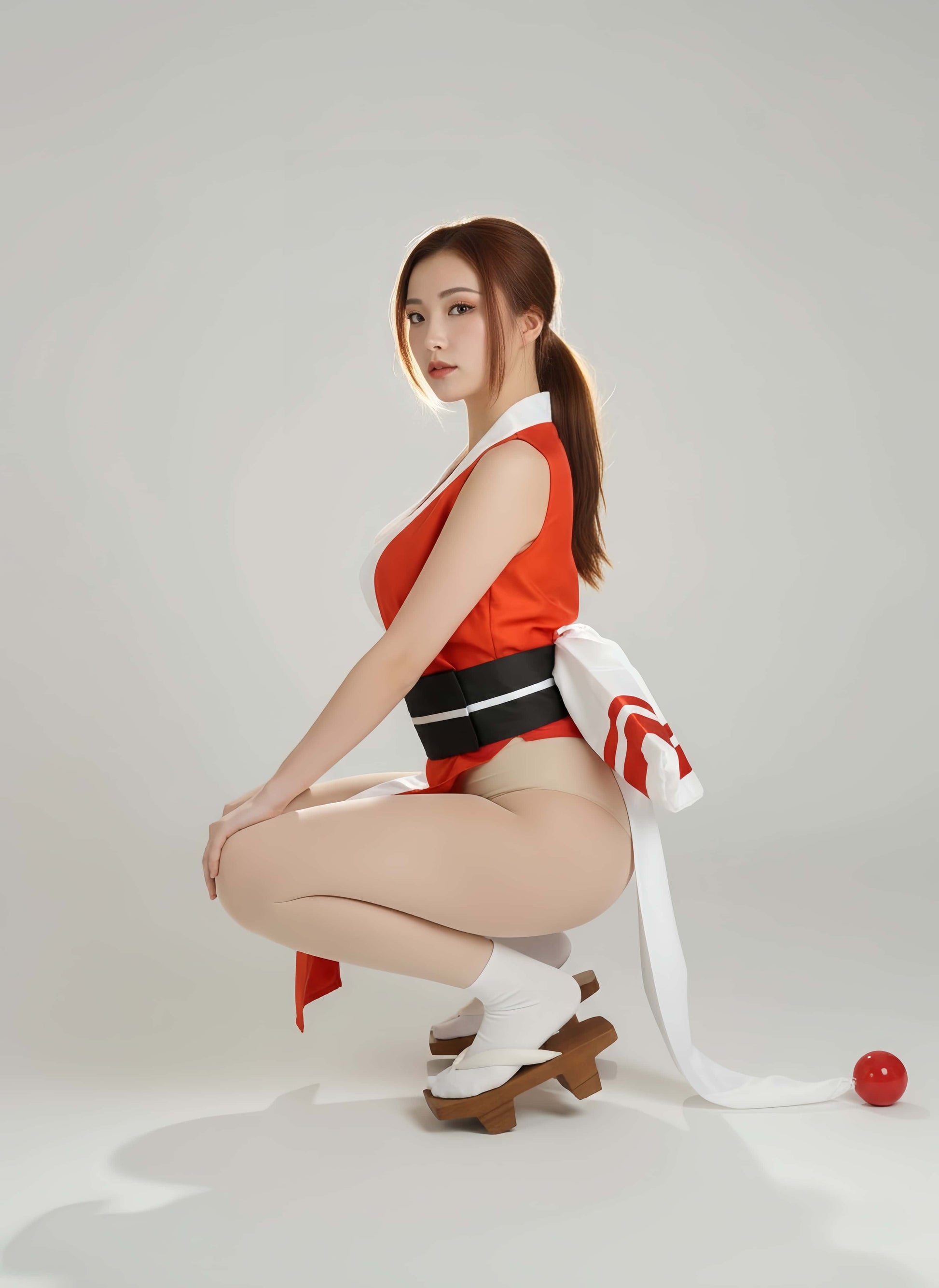 Japanese Lady Ninja Super Hero Cosplay Costume Party Lingerie Set