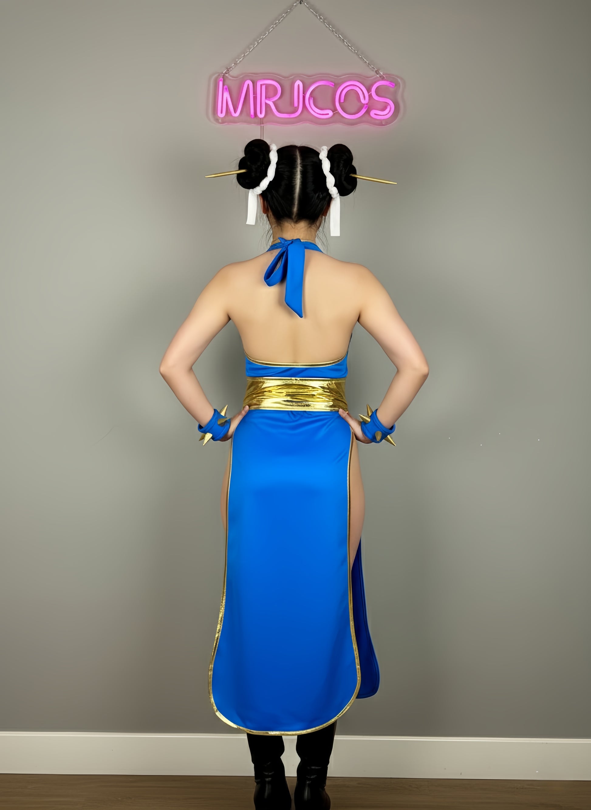 Japanese Super Hero CosplayCostume Cheongsam Dress Lingerie Set