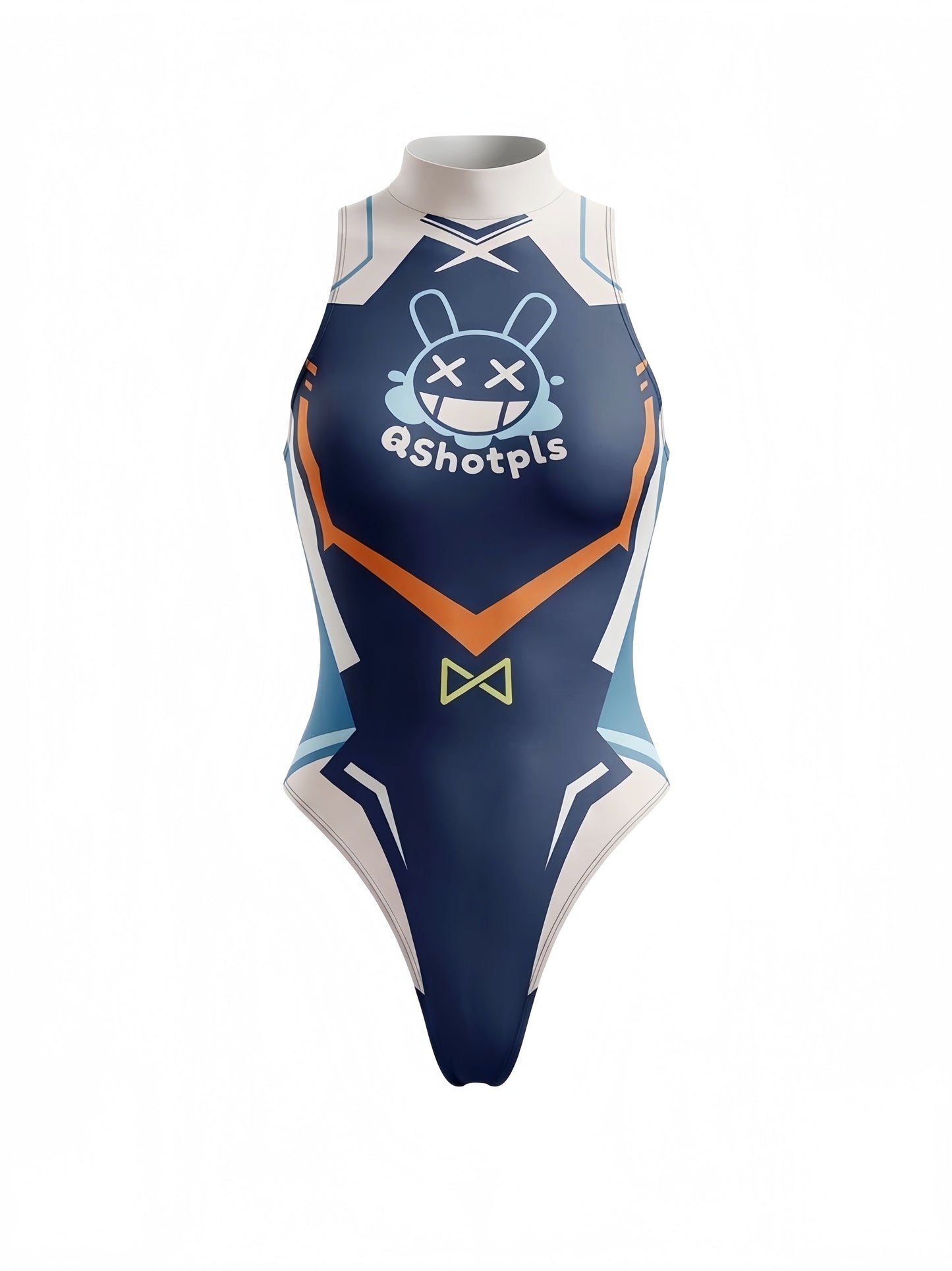 Cyber-Rabbit High-Cut Racing Swimsuit Spandex Bodysuit