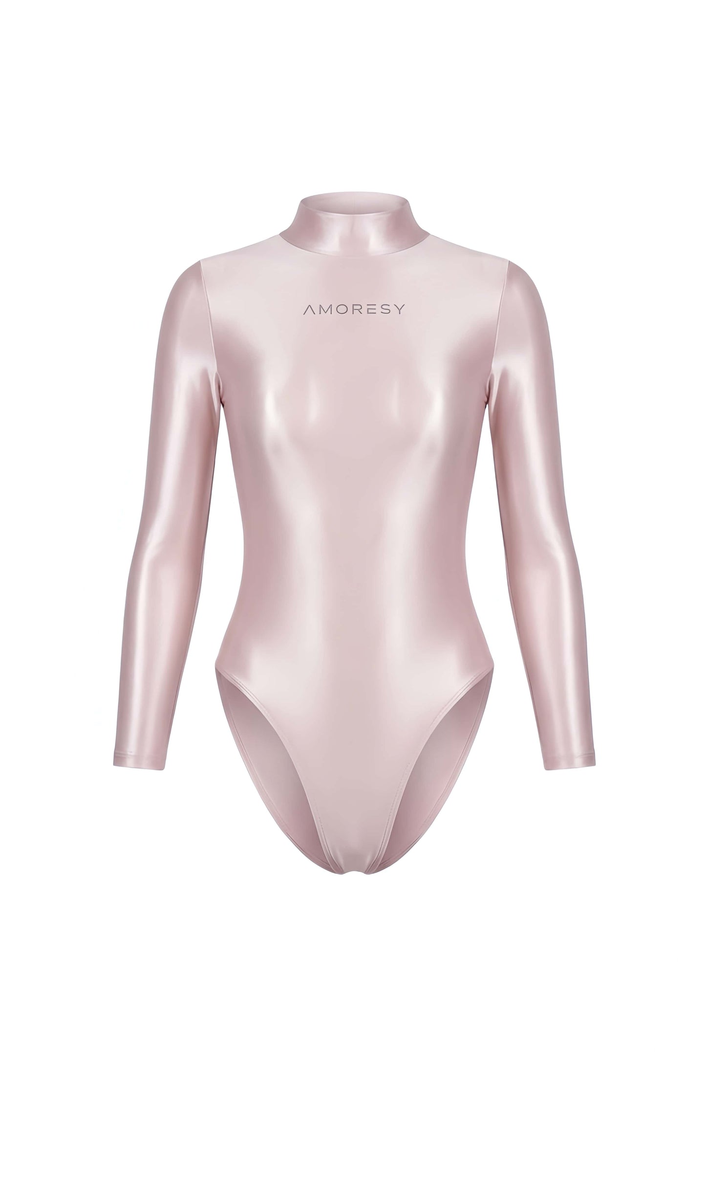 AMORESY Elektra Sheer High-Leg Swimsuit Leotard