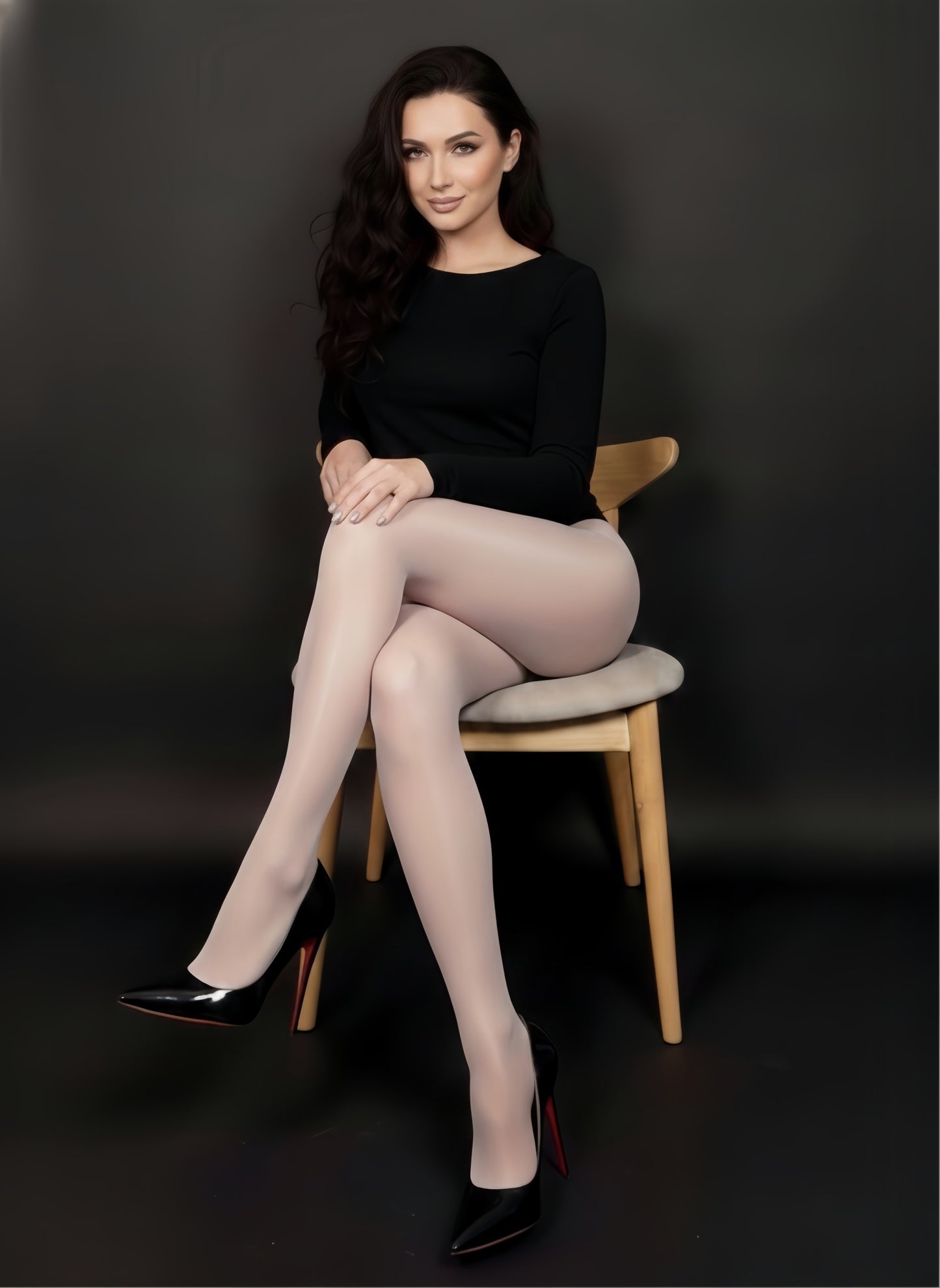 Luxury Thin Oil Shiny Tights | 15D High-Waist Glossy Pantyhose