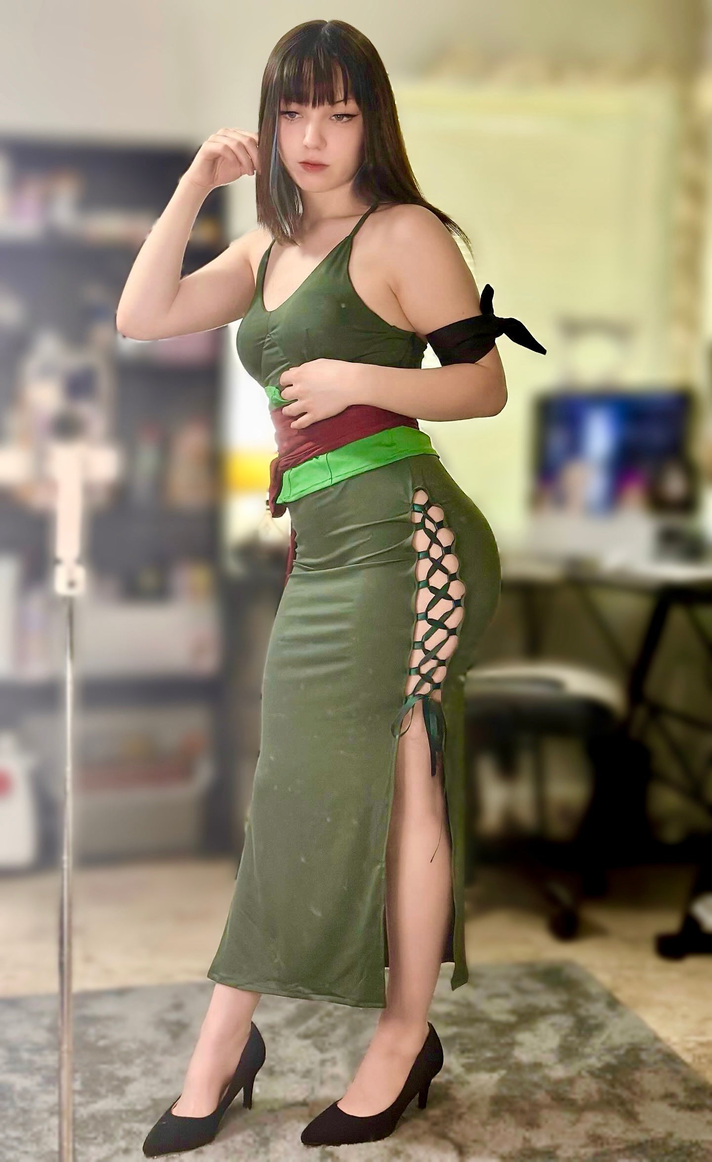 Zoro Wano Cosplay Costume Zoro Female Dress 