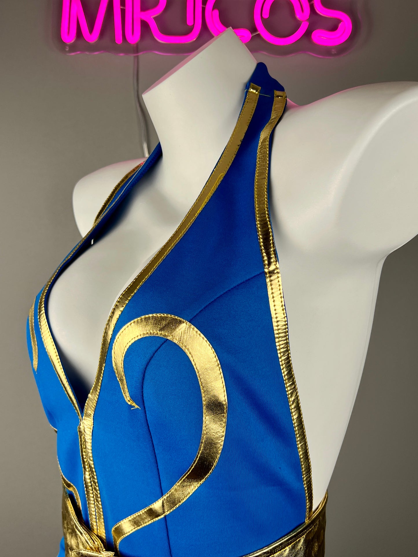 Chun Li Cosplay Costume Sexy Cheongsam Lingerie