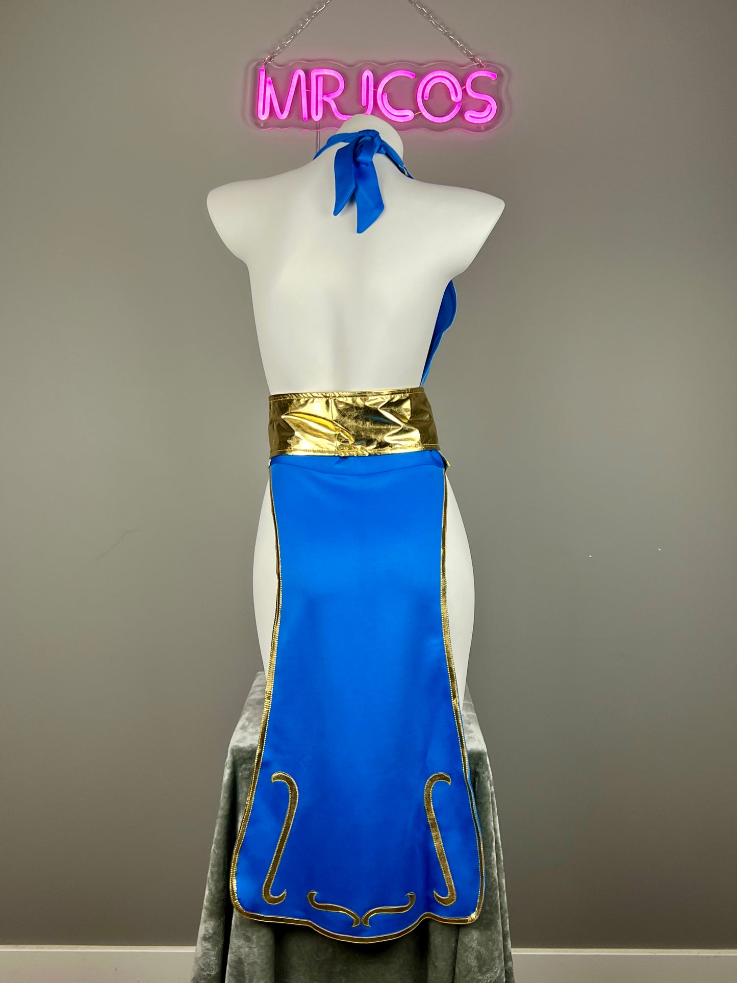 Chun Li Cosplay Costume Sexy Cheongsam Lingerie