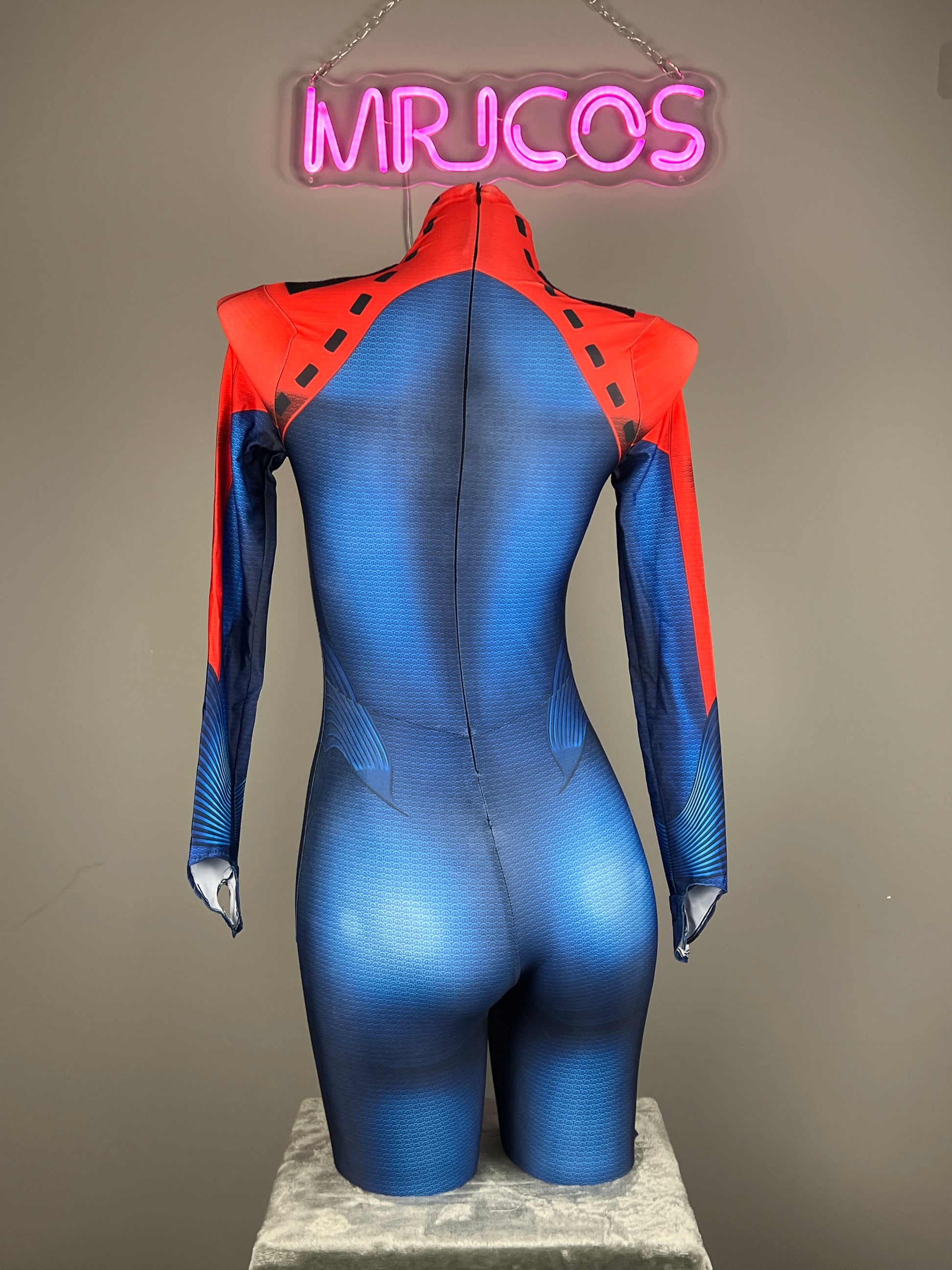 Superwoman Super Girl Cosplay Full Bodysuit Halloween Costume Zentai