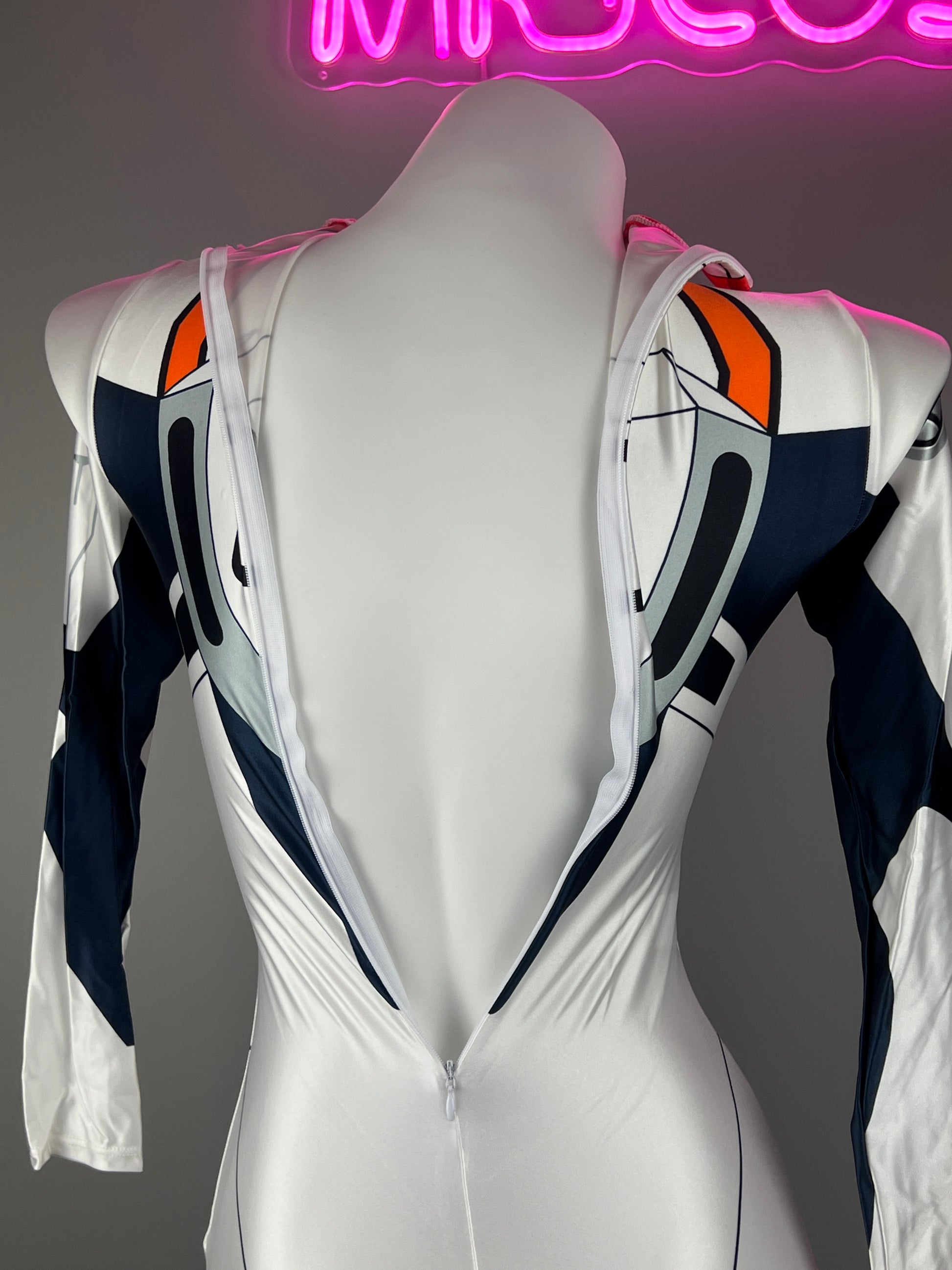 Evangelion Rei Cosplay Bodysuit Plug Suit Halloween Costume