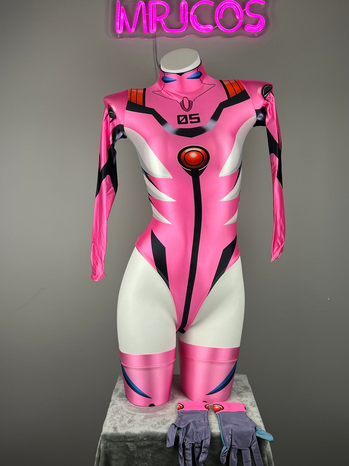 Evangelion EVA Spandex Cosplay BodySuit Plugsuit Halloween Costume Zentai