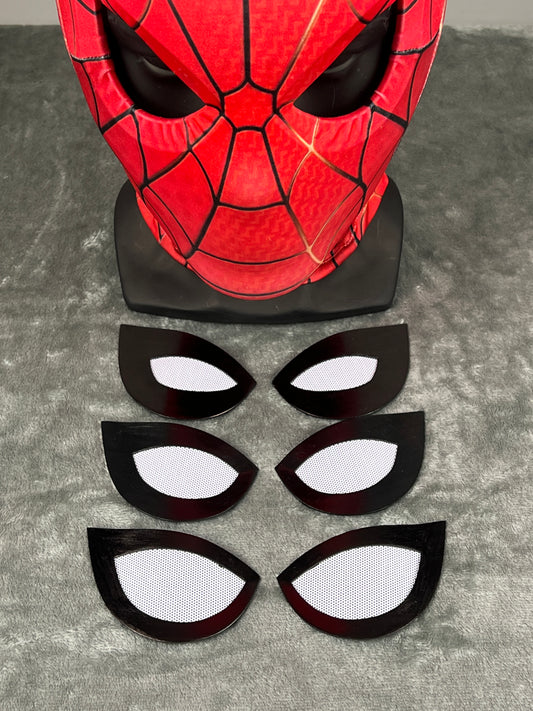 Handmade Iron Spiderman Cosplay Mask with Built-in Faceshell