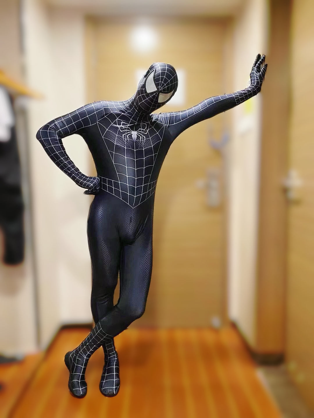 Venom Black Spider Man Cosplay Suit Halloween Costume Zentai